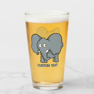 Verre Cartographie d'éléphant gris