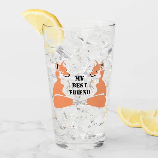 Verre Carton Sheltie Dog (Devant glace)