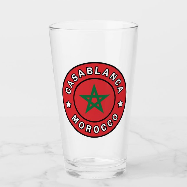 Verre Casablanca Maroc (Devant)