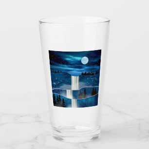 Verre Cascade bleue