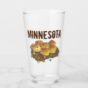 Verre Casserole de tatouage à plat chaud du Minnesota
