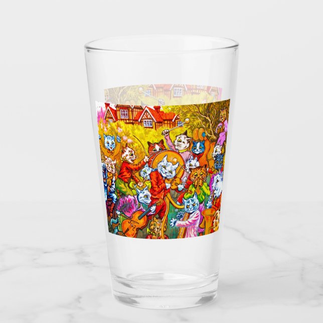 Verre Cat Musical Band (Devant)