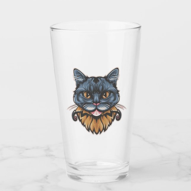 Verre Cat mustache (Devant)