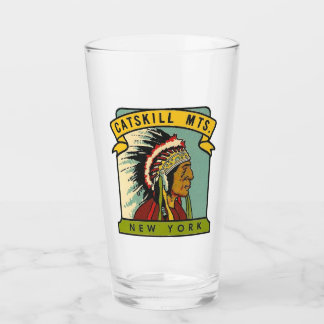 Verre Catskill Mountains, New York Pint Glass