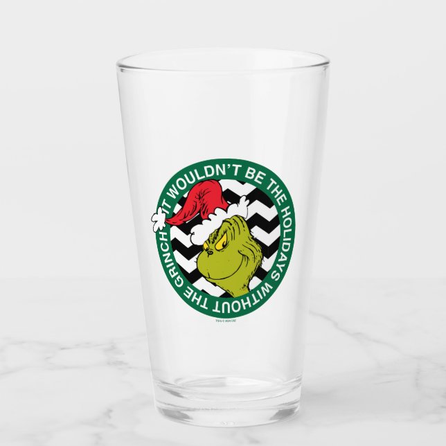 Verre Ce ne serait pas les fêtes sans Grinch (Devant)