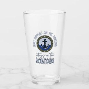 Verre Ce qui se passe sur le ponton reste sur le ponton