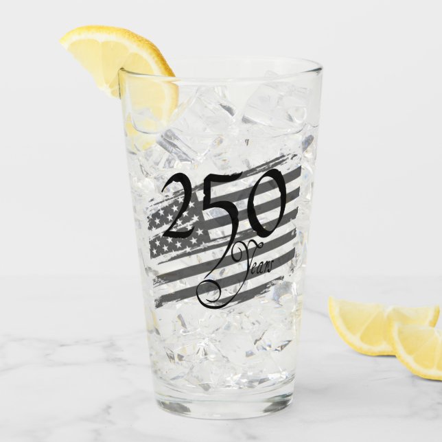 Verre Celebrate 250 Years of American Dreams (Devant glace)