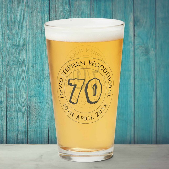 Verre Célébration commémorative d'anniversaire Personnal (Créateur téléchargé)