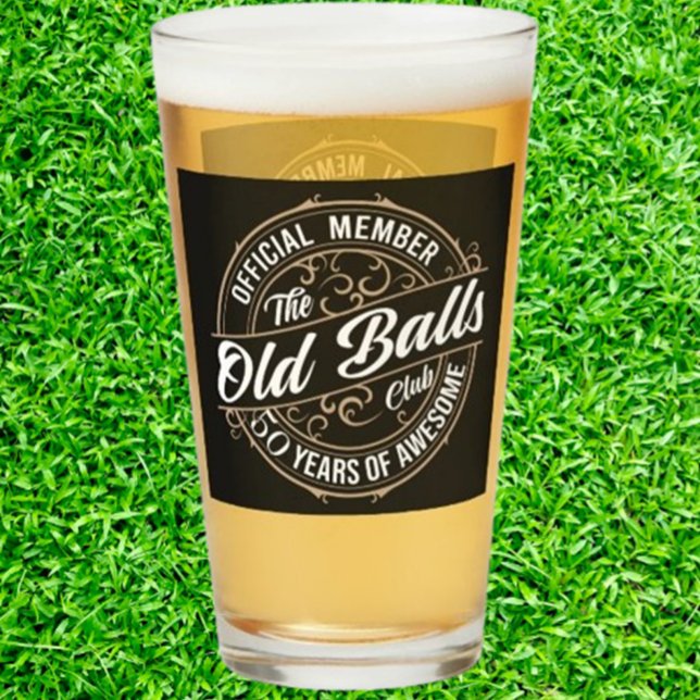Verre Célébrez vos 50 ans avec style ! ( “50 is the age of confidence, clarity, and unstoppable courage.”)
