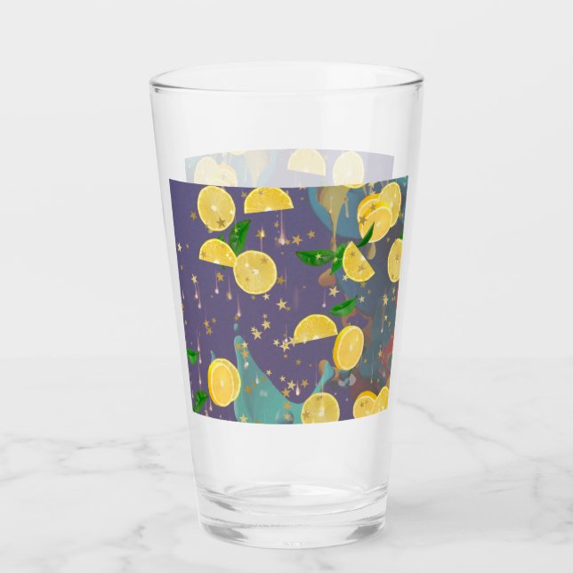 Verre C'est des oranges qui tombent (Devant)