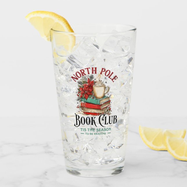 Verre 'C'est la saison à lire (Devant glace)