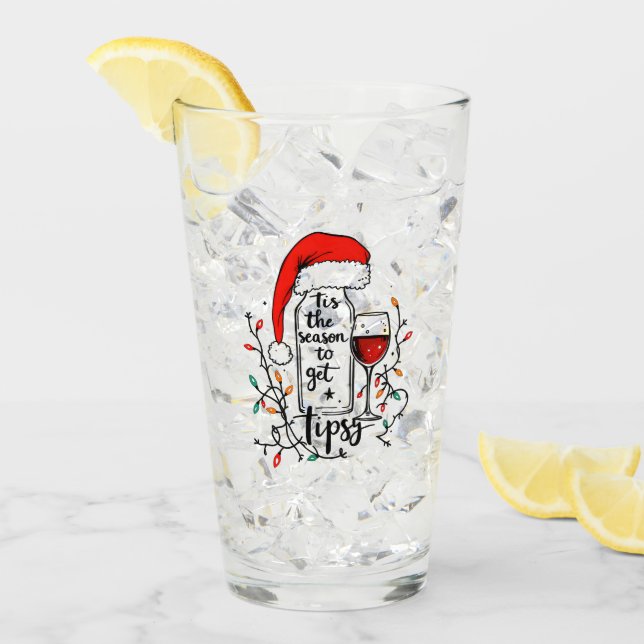 Verre C'est la saison de se soûler (Devant glace)