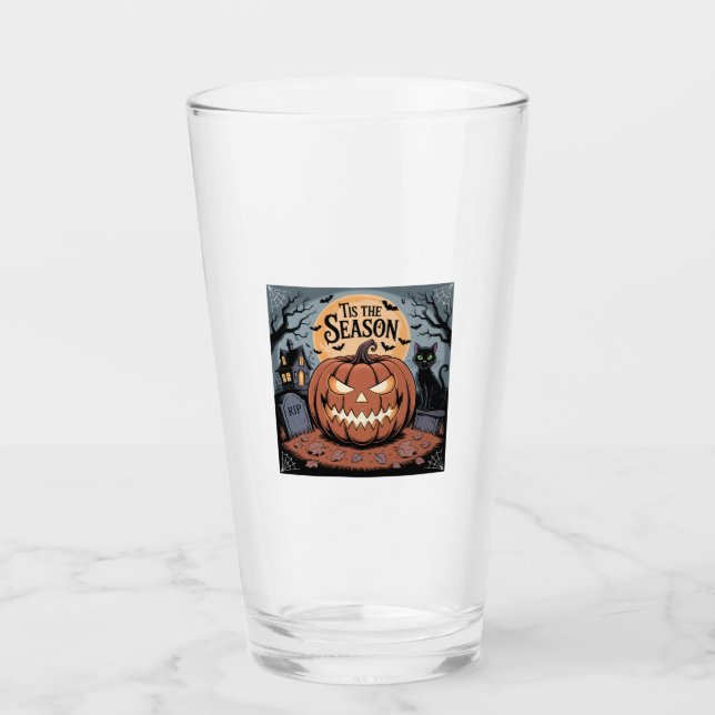 Verre C'est la saison Halloween (Devant)