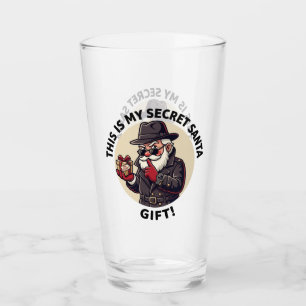 Verre C'est mon cadeau de Secret Santa – Espion de Noël