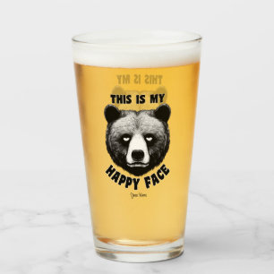 Verre C'est mon joyeux visage - Ours
