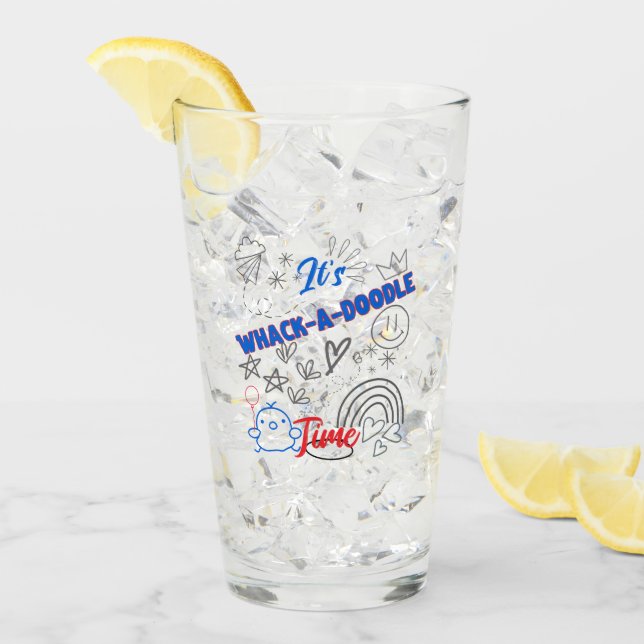 Verre C'est un temps de gribouillage.w (Devant glace)