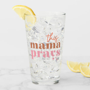 Verre Cette Mama prie - Rustic Boho Design