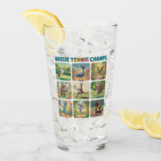 Verre Champions de Tennis Australiens Drôles Animaux Aus
