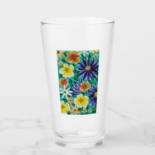 Verre Champs d'été (Devant)