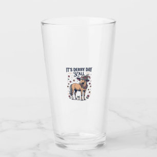 Verre Chapeau Floral de Cheval de Derby Day Y’all