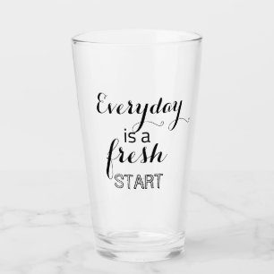 Verre Chaque jour est un nouveau départ