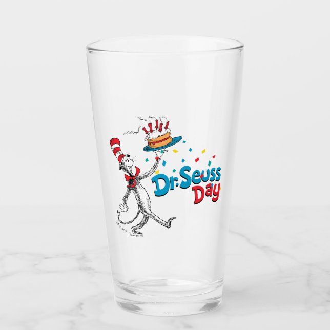 Verre Chat dans le Casquette | Dr Seuss Day (Devant)