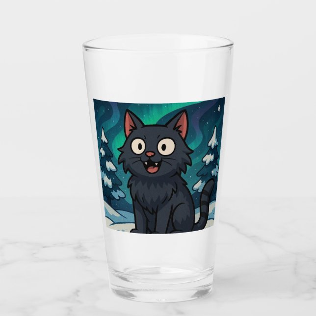 Verre Chat de Noël islandais Yule (Devant)