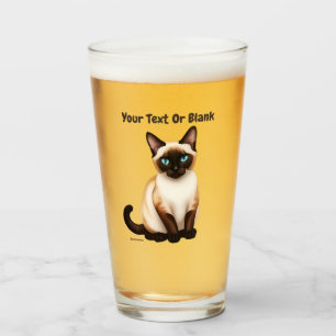 Verre Chat de Siamese