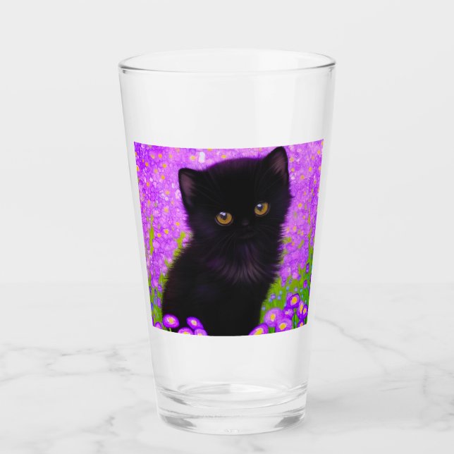 Verre Chat Gustav Klimt (Devant)