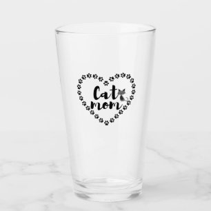 Verre Chat Maman [ton clair] Bouteille d'eau en acier in