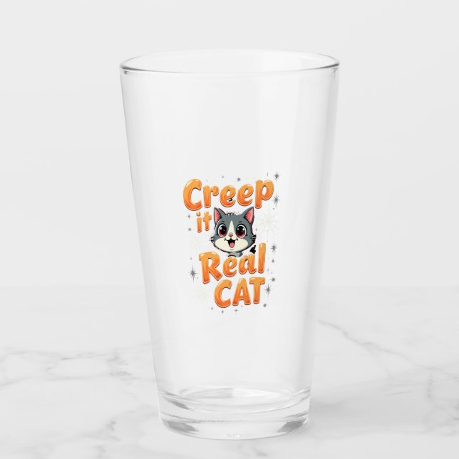 Verre Chat Réel Creep 2 (Devant)
