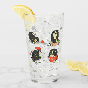 Verre Chats de Noël mignons et amusants