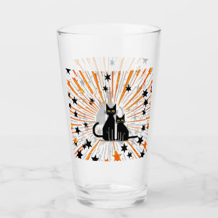 Verre Chats rétro & Starburst atomique Moderne milieu du