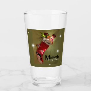 Verre Chaud de neige de Noël en famille