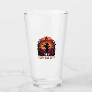 Verre Chauve-souris fille citrouilles Halloween mignonne