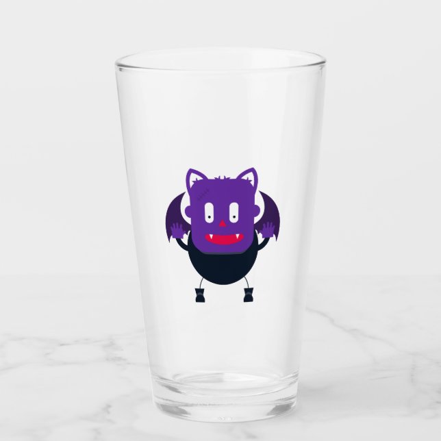 Verre Chauve-souris halloween         (Devant)