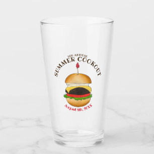 Verre Cheeseburger Hamburger Burger Pique-nique Barbecue