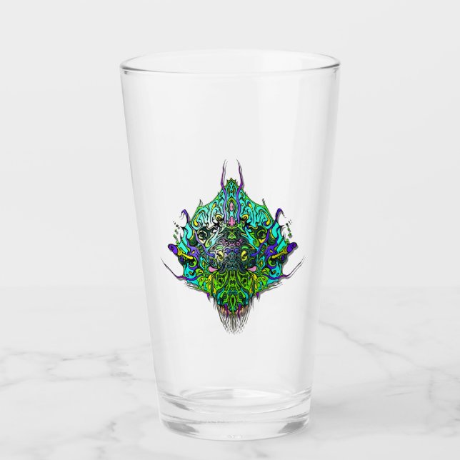 Verre Chef Alien - Aqua (Devant)