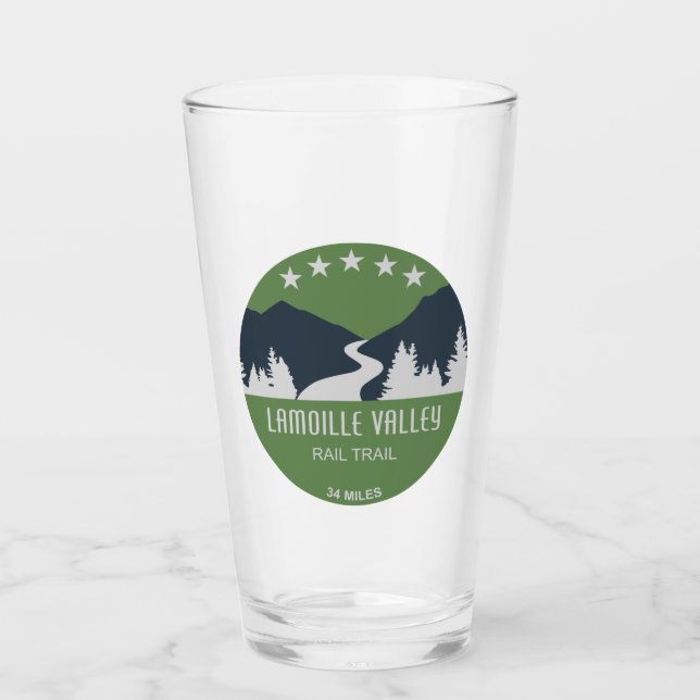 Verre Chemin de fer de la vallée de Lamoille Vermont (Devant)