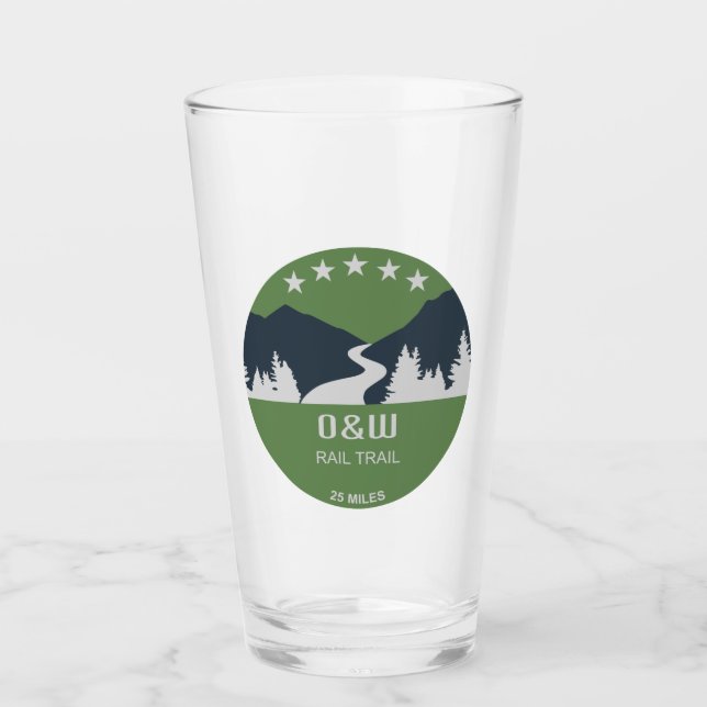 Verre Chemin de fer O&W (Devant)