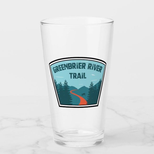 Verre Chemin de la rivière Greenbrier (Devant)