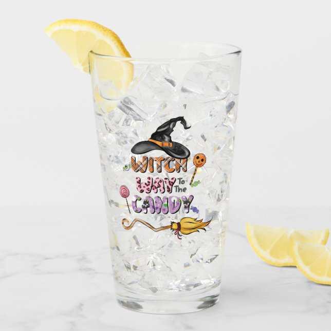 Verre Chemin de sorcière vers le bonbon (Devant glace)