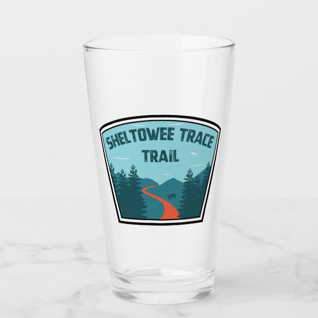 Verre Chemin Sheltowee Trace Kentucky Tennessee (Devant)