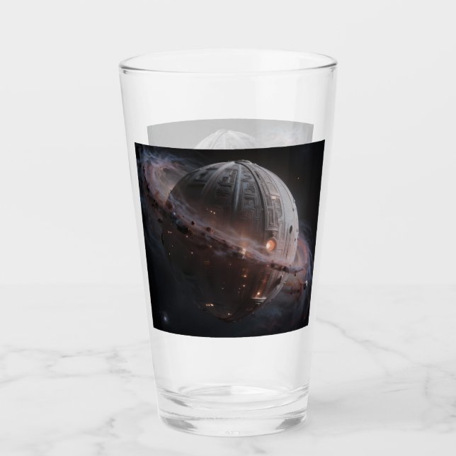 Verre Chemin Stellaire – Voyage à travers l'Univers (Devant)