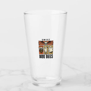 Verre Chemise abeille fantôme Gravure vintage Pun Hallow