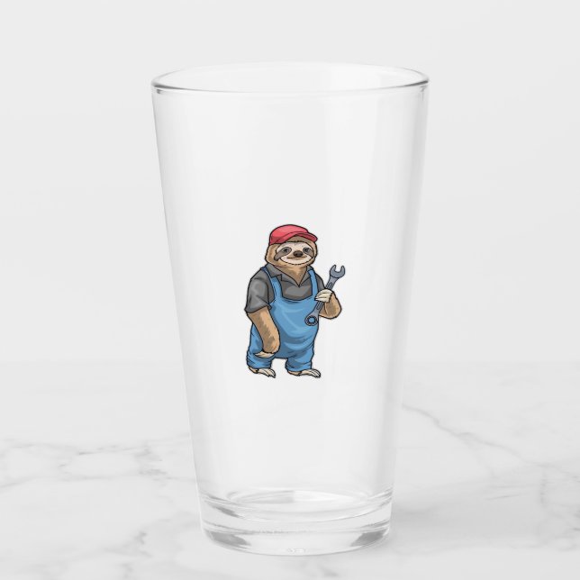 Verre Chemise classique Sloth Mechanic Wrench (Devant)