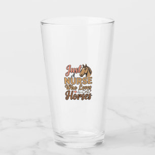 Verre Chemise de gravure vintage d'infirmière qui aime l