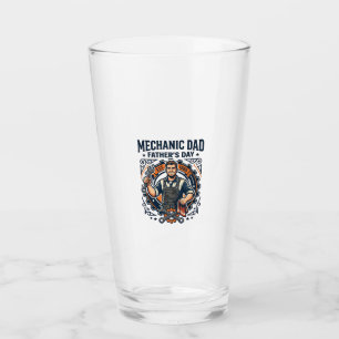 Verre Chemise de Mécanicien de la Fête des Pères Papa Dr