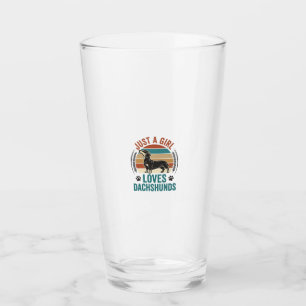 Verre Chemise pour amateur de teckel Graphique de chien