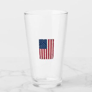 Verre Chemise vectorielle du drapeau américain en détres